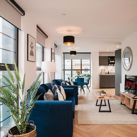 Luxury City & Canal View Stylish Pad, Family, Contractors, Fast Wifi Birmingham Dış mekan fotoğraf