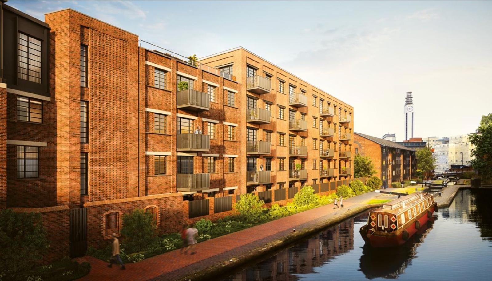 Luxury City & Canal View Stylish Pad, Family, Contractors, Fast Wifi Birmingham Dış mekan fotoğraf
